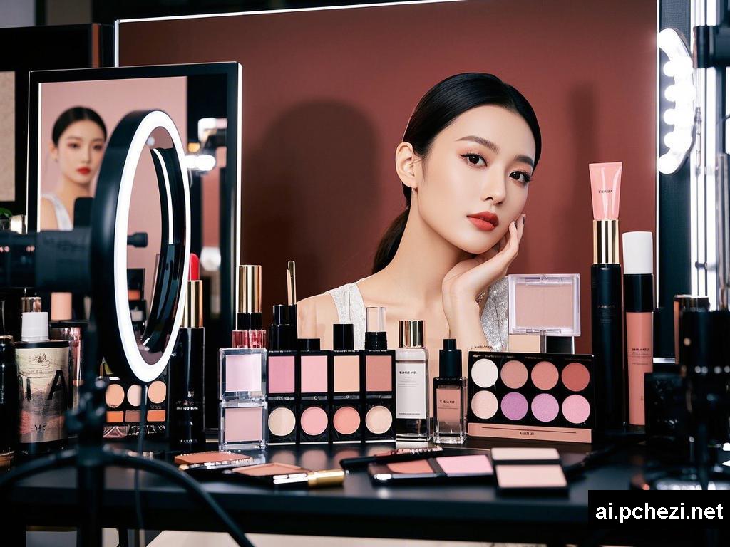 直播里的美妆与艺术之美