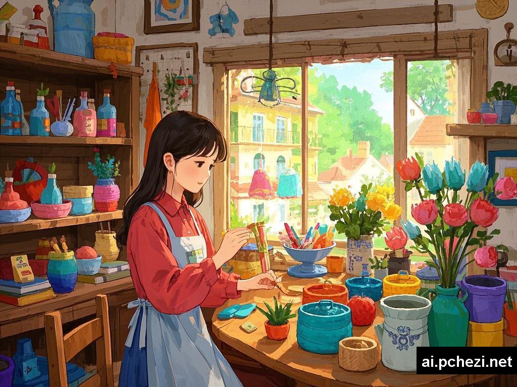 用色彩与爱编织的故事