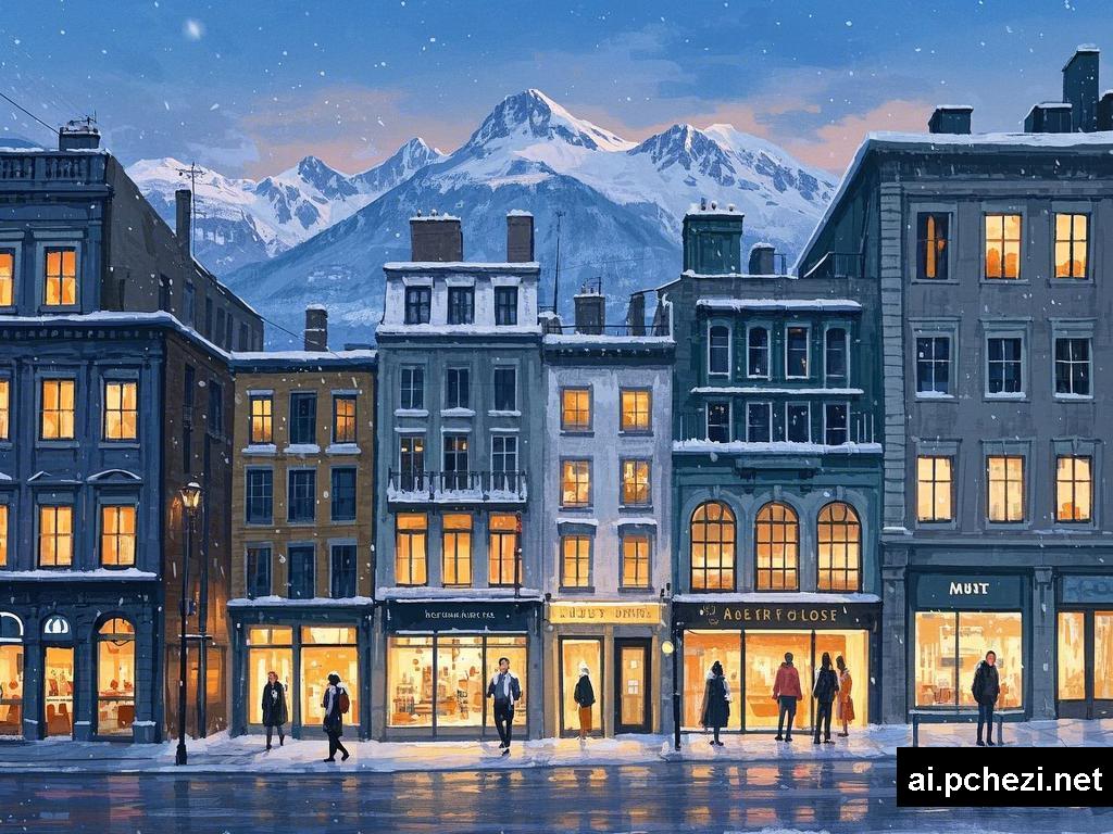雪落山川：纹理间的浪漫邂逅