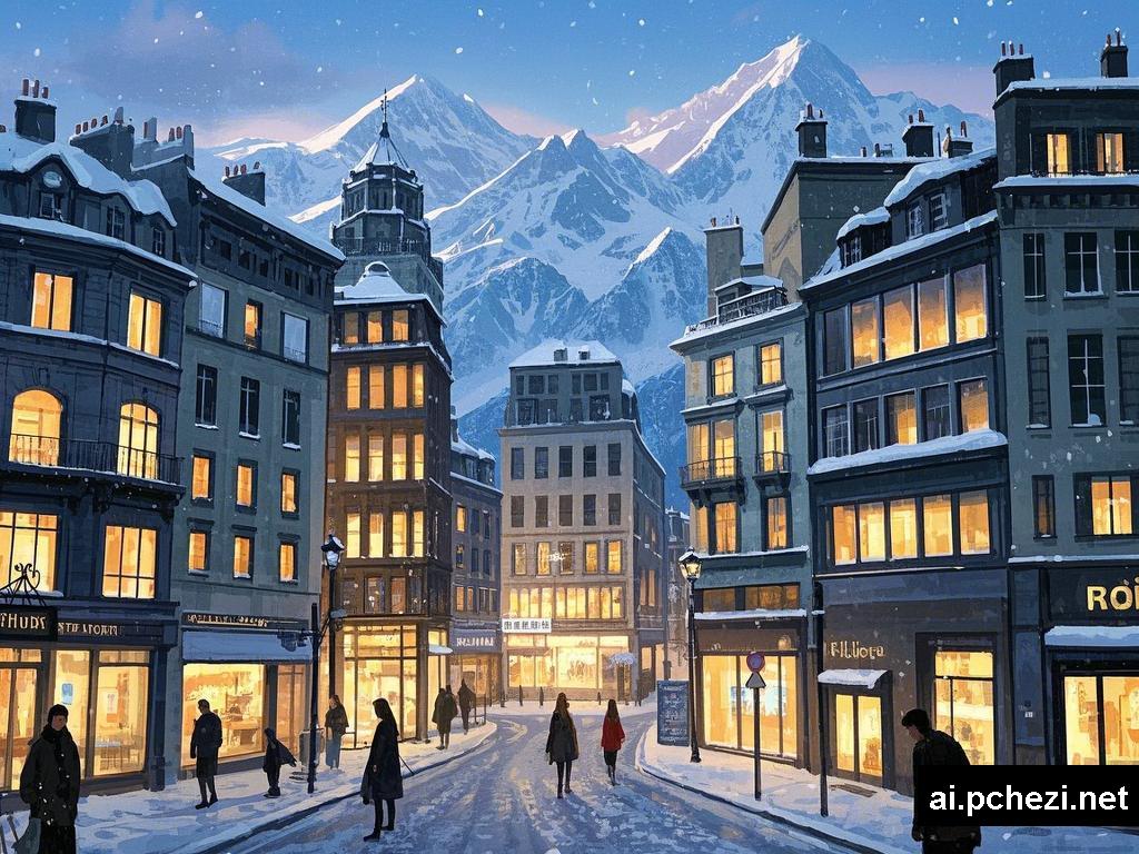 雪落山川：纹理间的浪漫邂逅