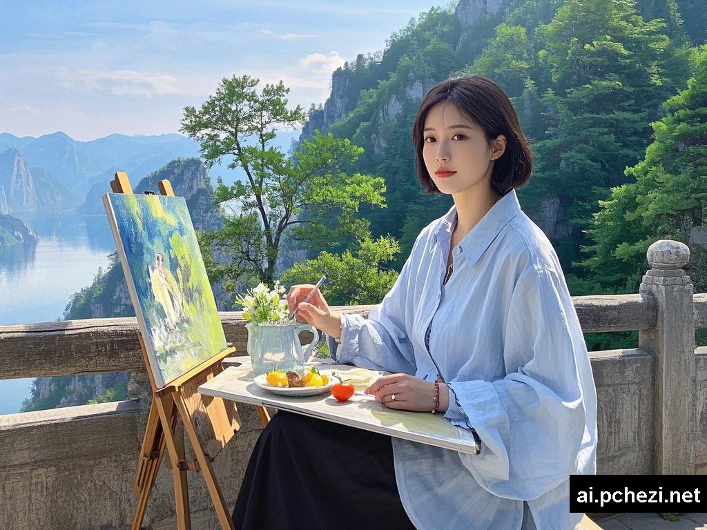 山水间的浪漫邂逅
