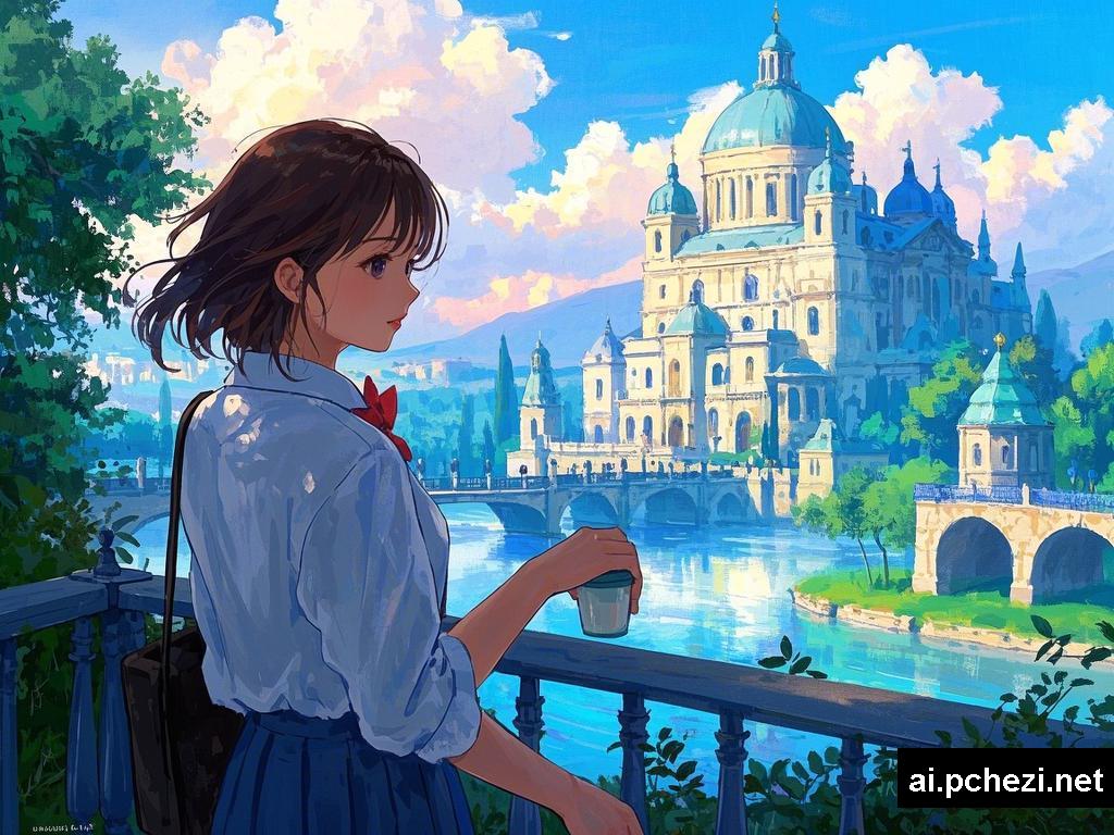 绘景途中的浪漫邂逅