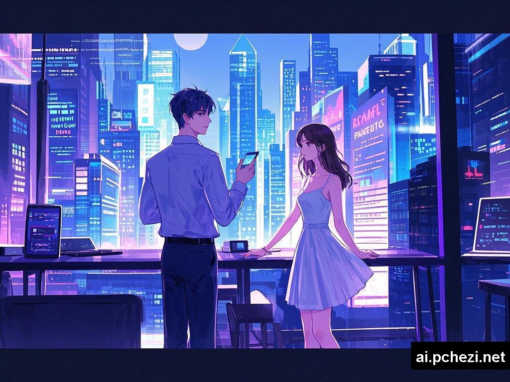 插画世界里的浪漫邂逅