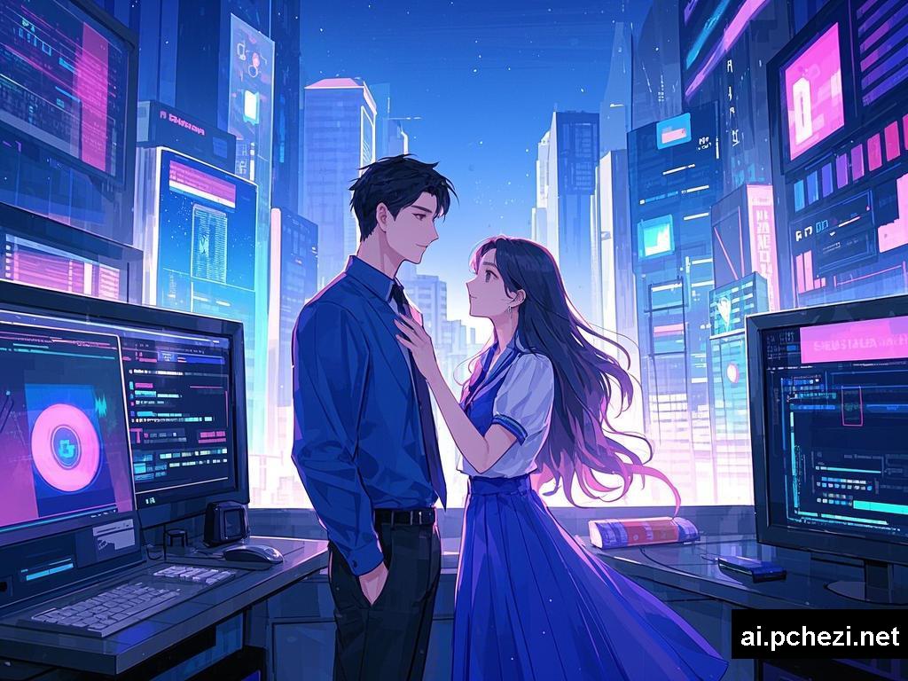 插画世界里的浪漫邂逅