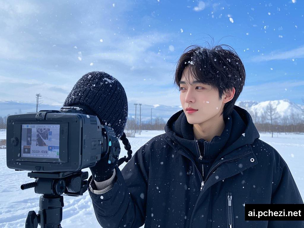 冰雪直播间的浪漫邂逅