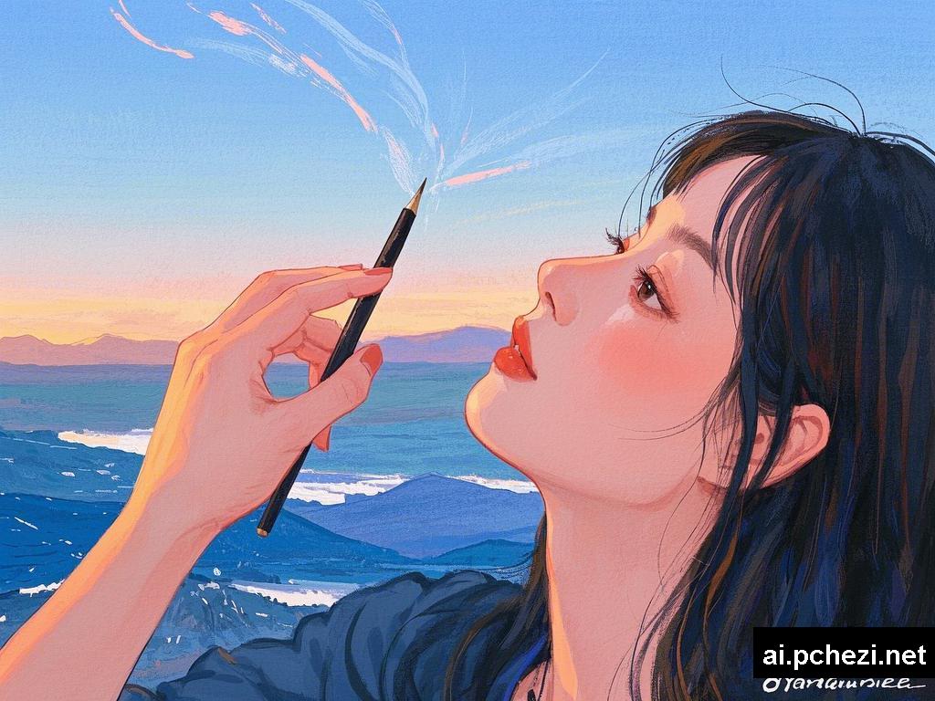 笔触与山水间的浪漫
