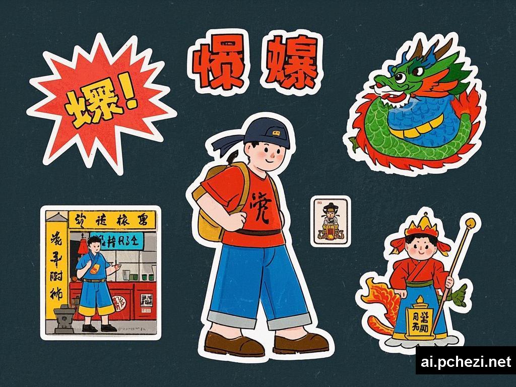 惊爆！袁家村与瀛湖间，贴纸、扁平影子和剐龙台魏征斩龙王的神秘联动！